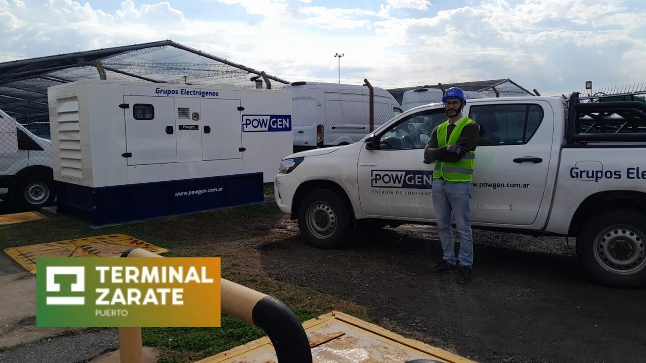 Energía de respaldo para acompañar la operación portuaria
